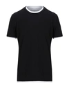 Paolo Pecora T-shirts In Black