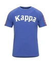 Kappa T-shirts In Azure