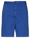 Emporio Armani Man Shorts & Bermuda Shorts Blue Size 32 Cotton, Elastane