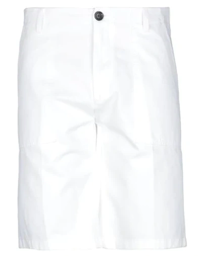 Department Five Department 5 Man Shorts & Bermuda Shorts White Size 32 Cotton, Elastane In White