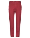 Incotex Pants In Maroon