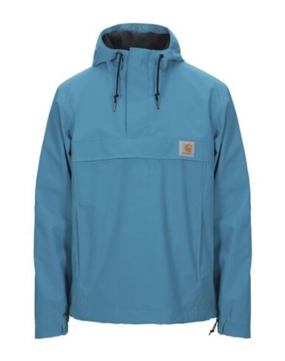 Carhartt Jackets In Turquoise
