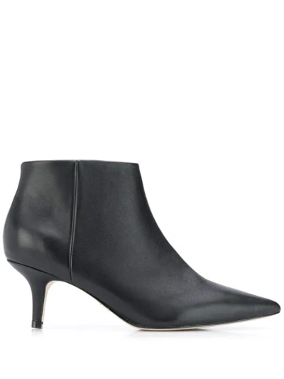Tommy Hilfiger Pointed Toe 70mm Boots In Black