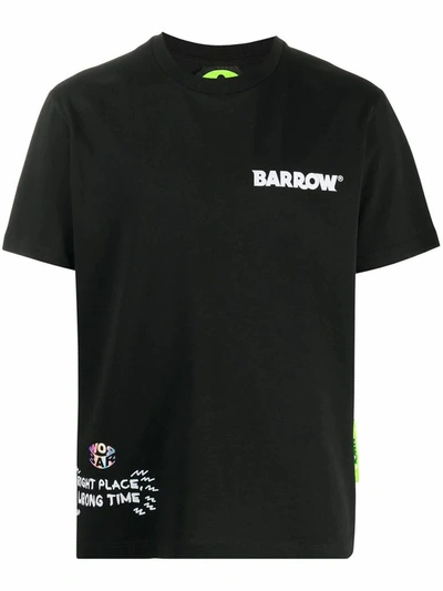 Barrow Men's Black Cotton T-shirt