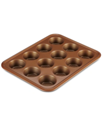 Ayesha Curry Home Collection 12-cup Muffin Pan In Copper