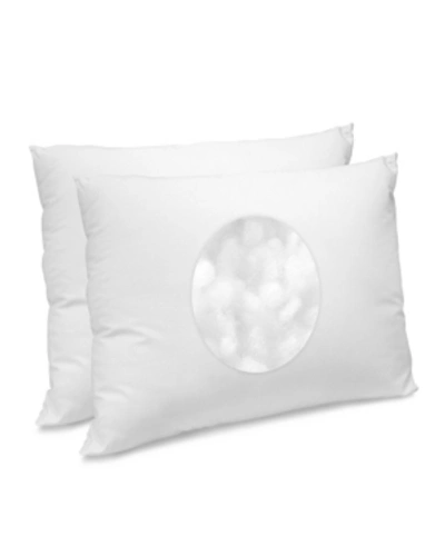 Sensorpedic Coolmax Jumbo Pillow 2 Pack, 400 Thread Count Cotton Blend In White