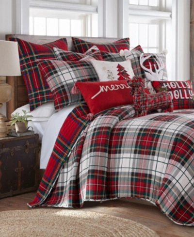 Levtex Spencer Plaid Reversible Twin Quilt In Multi