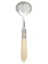 Vietri Aladdin Brilliant Aqua Sauce Ladle In Ivory