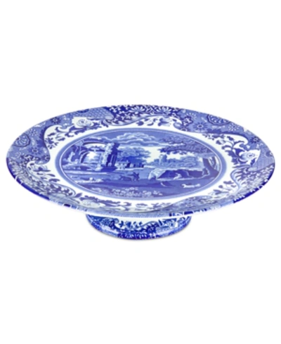 Spode Dinnerware, Blue Italian Cake Stand