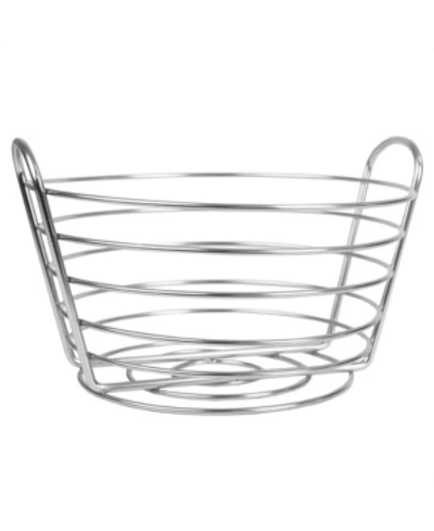 Home Basics Hds Trading Simplicity Collection Fruit Basket In Gray