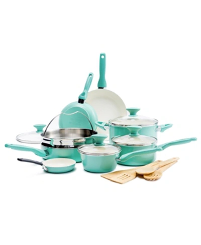 Greenpan Rio Ceramic Nonstick 16-pc. Set In Turquoise