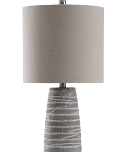 Stylecraft Aaron Table Lamp In Gray