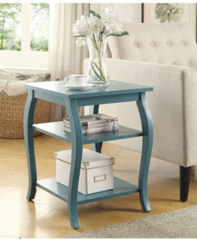 Acme Furniture Becci End Table In Teal