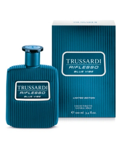 Trussardi Men's Riflesso Blue Vibe Eau De Toilette Limited Edition, 3.4 oz