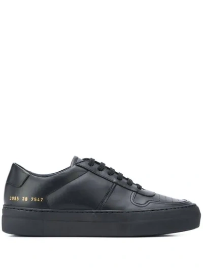 Common Projects Low-top Lace-up Sneakers In Black