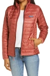 Patagonia Nano Puff Water Resistant Jacket In Spanish Red
