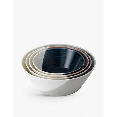 Royal Doulton Bowls Of Plenty Porcelain Nesting Bowls Set Of Four In Assorted