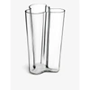 Iittala Aalto Hand-blown Glass Vase 25cm In Clear