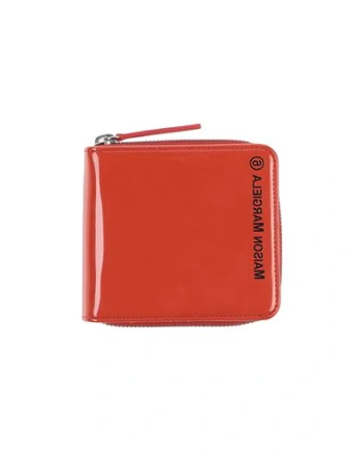 Mm6 Maison Margiela Wallets In Rust