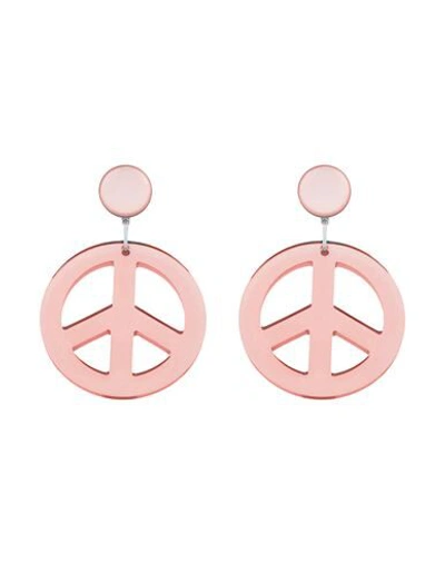 Moschino Earrings In Pink