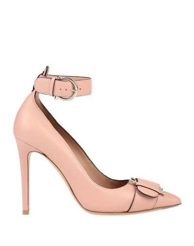 Ferragamo Pumps In Pale Pink