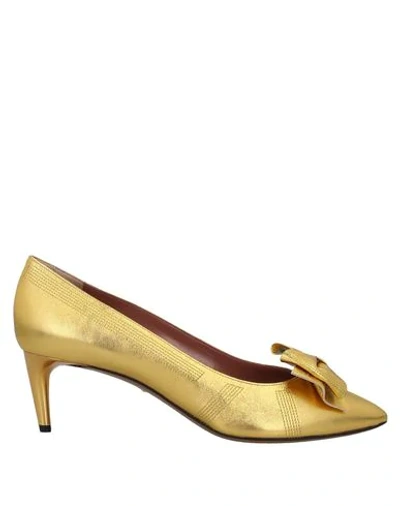 Bally Pumps In Gold