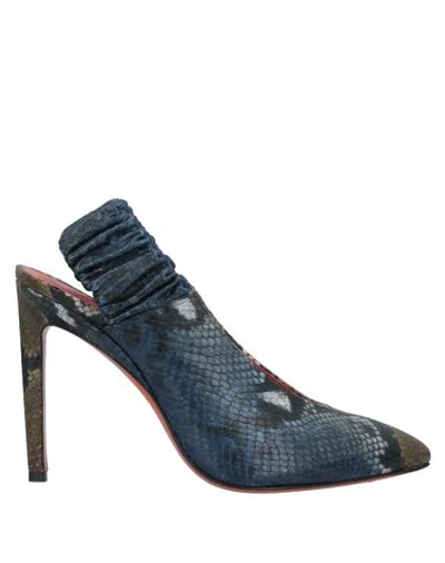 Santoni Pumps In Dark Blue