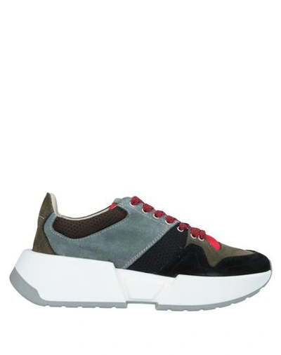 Mm6 Maison Margiela Sneakers In Military Green