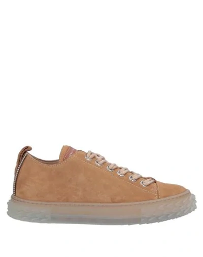 Giuseppe Zanotti Sneakers In Camel