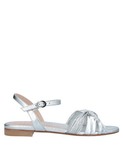 Stuart Weitzman Sandals In Silver