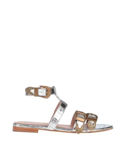 Twinset Sandals In Silver