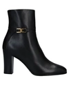 Celine Ankle Boots In Black