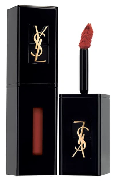 Saint Laurent Vinyl Cream Lip Stain In 416 Psychedelic Chili