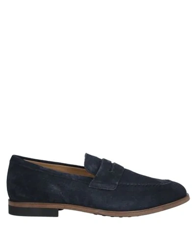 Tod's Loafers In Dark Blue