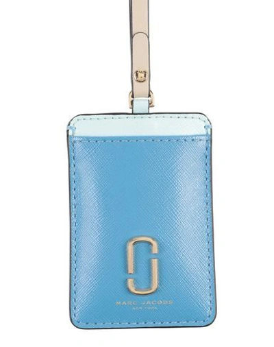 Marc Jacobs Luggage Tags In Pastel Blue