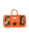 Maison Margiela Travel Duffel Bags In Orange