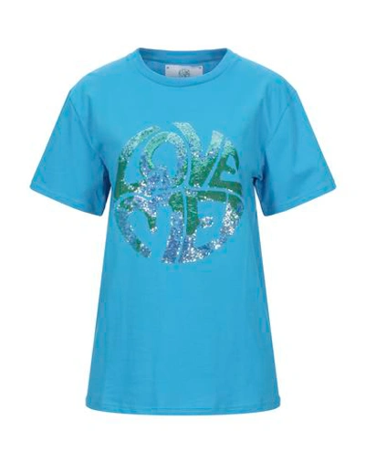 Alberta Ferretti T-shirts In Blue