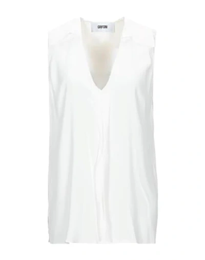 Mauro Grifoni Tops In White