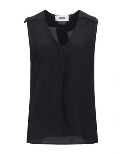 Mauro Grifoni Tops In Black
