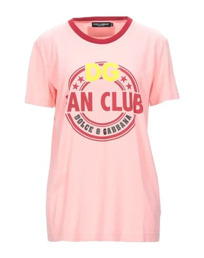 Dolce & Gabbana T-shirts In Pink