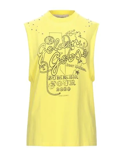 Golden Goose T-shirts In Yellow