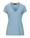 Dsquared2 T-shirts In Pastel Blue