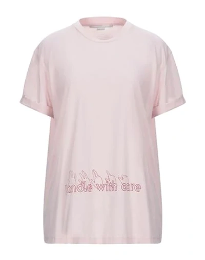 Stella Mccartney T-shirts In Pink