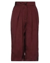 Rochas Cropped Pants In Red