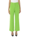 Mm6 Maison Margiela Pants In Acid Green