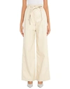 Msgm Pants In White