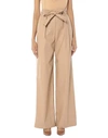 Msgm Pants In Light Brown