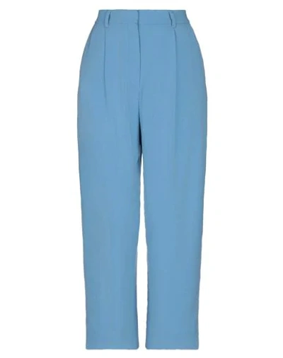 Kenzo Casual Pants In Sky Blue