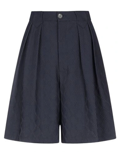 Marco De Vincenzo Shorts & Bermuda Shorts In Dark Blue