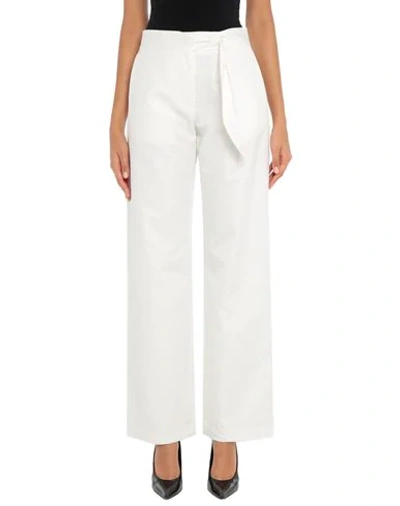 Msgm Pants In White